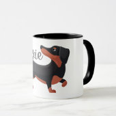 Mug Dachshund Dog Love (Devant droit)