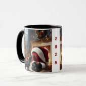 Mug Dachshund et Père Noël  (Devant gauche)