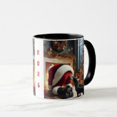 Mug Dachshund et Père Noël  (Devant droit)