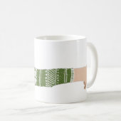 Mug Dachshund Green Vilain Motif de Noël (Devant droit)