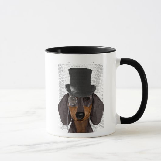 Mug Dachshund, Hound officiel et Casquette (Droite)