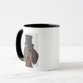 Mug Dachshund, Hound officiel et Casquette (Devant gauche)