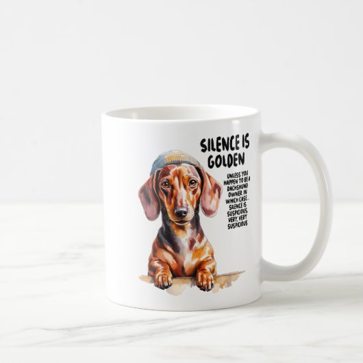 Mug Dachshund Ideas For Women & Novelty Miniature (Droite)