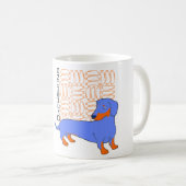 Mug Dachshund la saucisse (Devant droit)