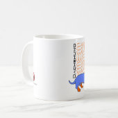 Mug Dachshund la saucisse (Devant gauche)