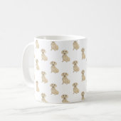 Mug Dachshund (Lisse, Crème) (Devant gauche)