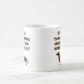 Mug Dachshund Lover Thanksgiving Day Dog Propriétaire  (Centre)
