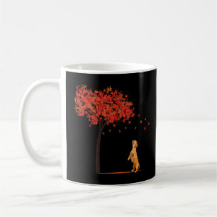 Mug Dachshund Maple Tree Lazy do-it-yourself Halloween