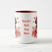 Mug Dachshund Meilleure maman de chien du monde (Centre)