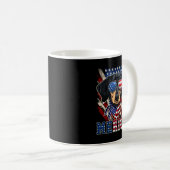 Mug Dachshund Merica 4 juillet (Devant droit)