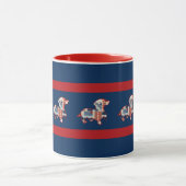 Mug Dachshund Mug, Patriotique Couché (Centre)