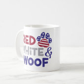 Mug Dachshund Mug, patriotique personnalisé (Devant gauche)