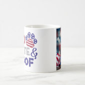 Mug Dachshund Mug, patriotique personnalisé (Centre)