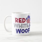 Mug Dachshund Mug, patriotique personnalisé (Gauche)