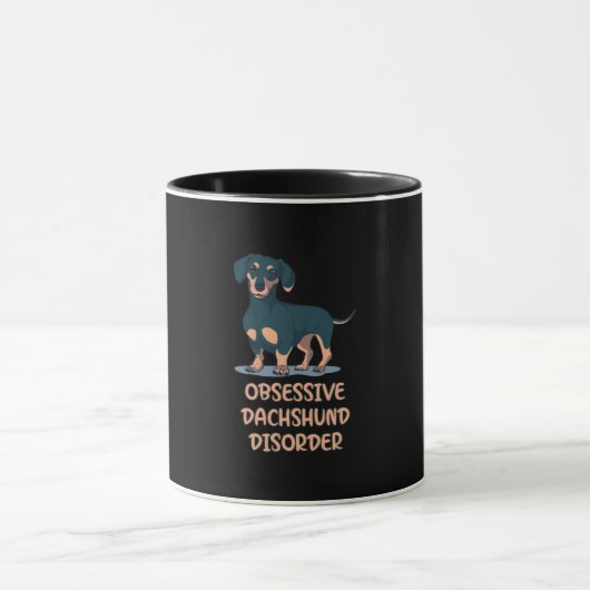 Mug Dachshund obsessionnel (Centre)