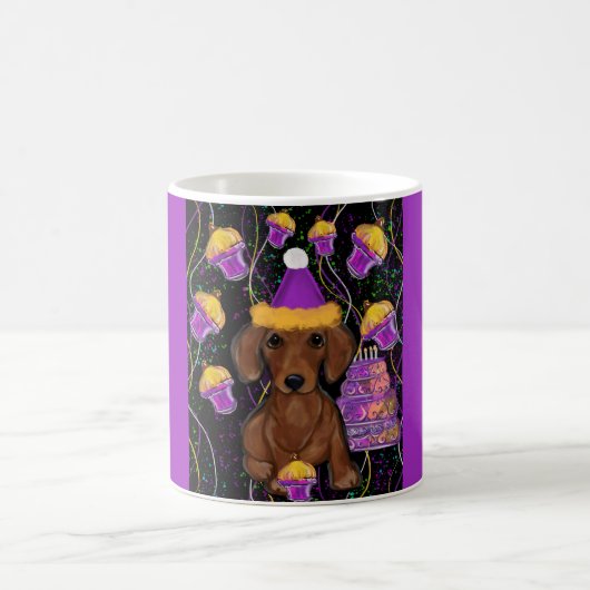 Mug Dachshund or teckel (Centre)
