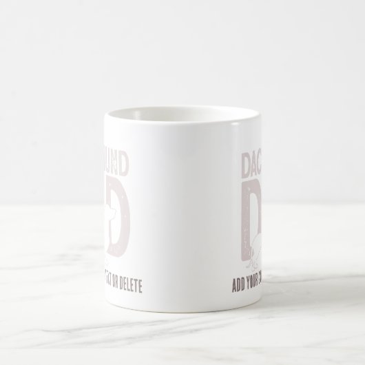 Mug Dachshund Papa Chien Papa Cadeau (Centre)