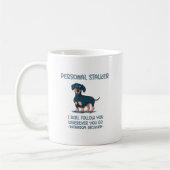 Mug Dachshund Personal Stalker (Gauche)