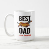 Dachshund Personalisé Hotdog Chien Papa Texte Pers