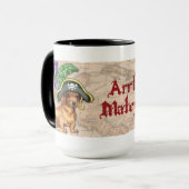 Mug Dachshund Pirate (Devant gauche)