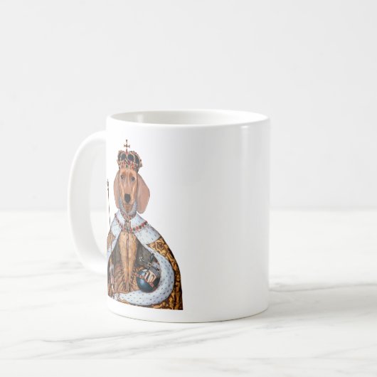 Mug Dachshund Queen 2 (Devant gauche)