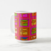 Mug Dachshund Quilt (Devant gauche)