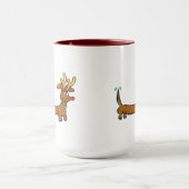 Mug Dachshund Reindeer (Centre)
