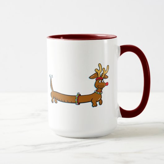 Mug Dachshund Reindeer (Droite)