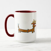 Mug Dachshund Reindeer (Gauche)