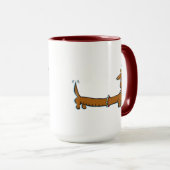 Mug Dachshund Reindeer (Devant droit)