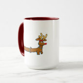 Mug Dachshund Reindeer (Devant gauche)