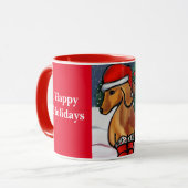 Mug Dachshund rouge (Devant gauche)
