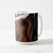 Mug Dachshund Rouge (Devant droit)