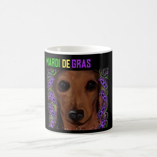Mug Dachshund Rouge        (Centre)