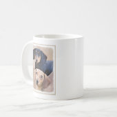 Mug Dachshund (Smooth) Peinture - Art Chien original (Devant gauche)
