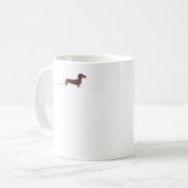 Mug Dachshund Traces Dachshund Top T-Shirt (Devant gauche)