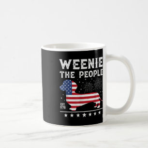 Mug Dachshund Weenie Les Gens Drôle Drapeau Américain 