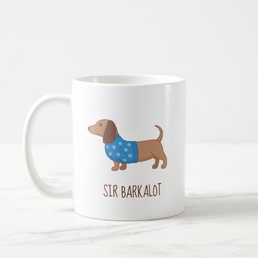 Mug Dachshund Wiener Chien Chien Chien Chien Chien Chi (Gauche)