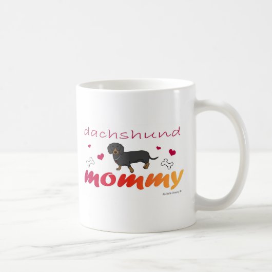 Mug DachshundBlkTanMommy (Droite)