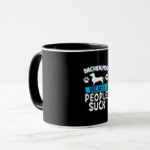 Mug Dachshunds Avec Mes Amis (Devant gauche)