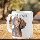 Mug Dachshunds/ Compagnon de marche de Gram Moderne