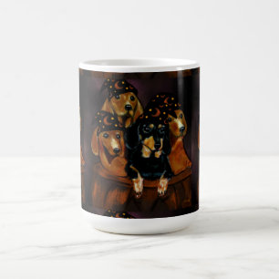 Mug Dachshunds d'Halloween