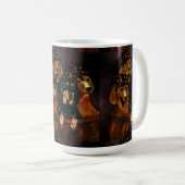 Mug Dachshunds d'Halloween (Devant droit)