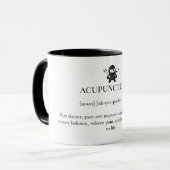 Mug d'acupuncteur Cadeau de Tasse de Café de Ninja (Devant gauche)