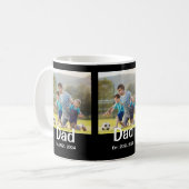Mug Dad a fondé la photo Black 3 (Devant gauche)