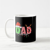 Mug Dad Claus Xmas Christmas Lights Pajama Family Matc (Gauche)