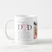 Mug Dad Definition Photo Gift | Custom Daughter (Gauche)