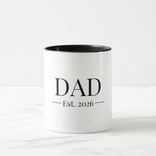 Mug Dad Established 2026 (Centre)