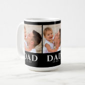 Mug Dad Established Black 3 Photo (Devant gauche)