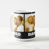 Mug Dad Established Black Bold 3 Photo (Devant gauche)